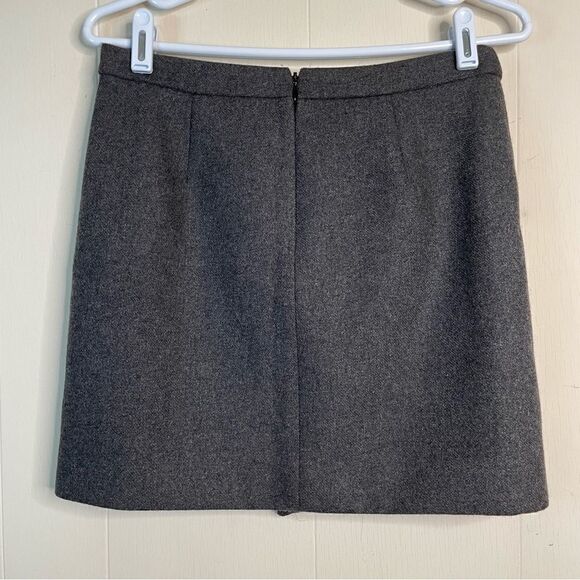 J. Crew Wool Blend Origami Skirt Sequin Stripe - Picture 3 of 4